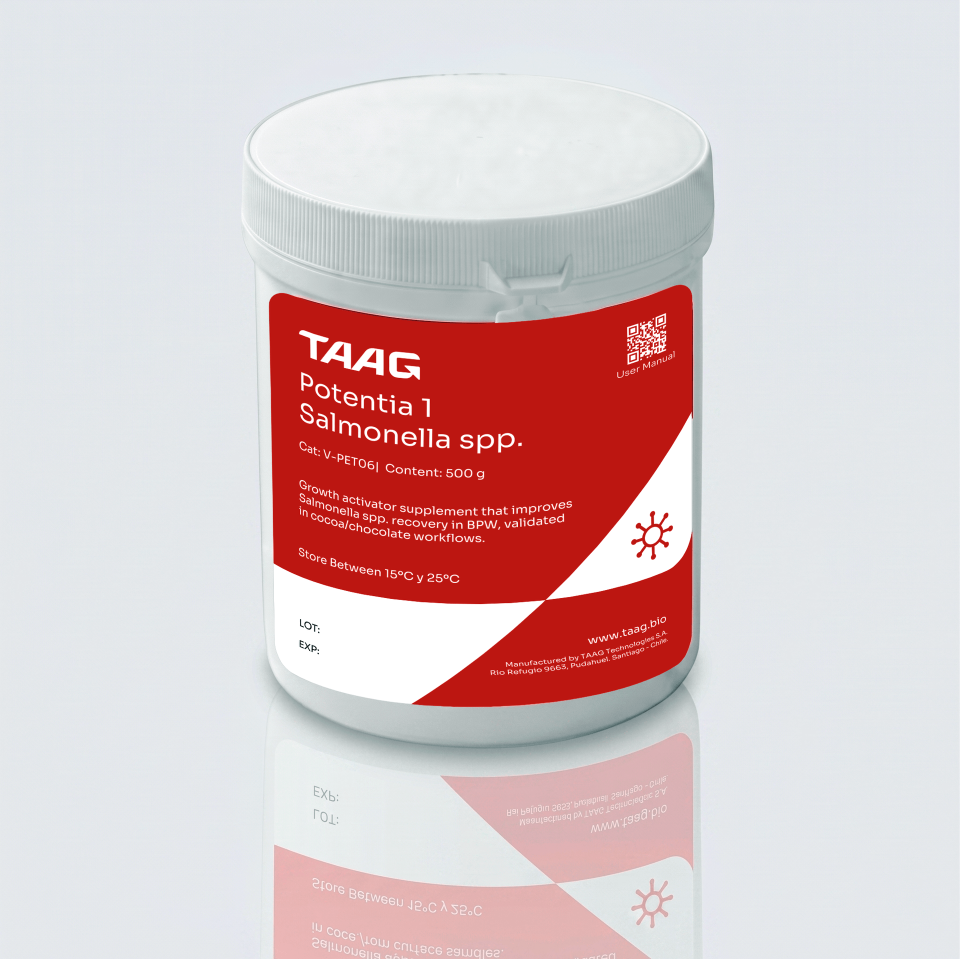 Potentia 1 Salmonella spp.