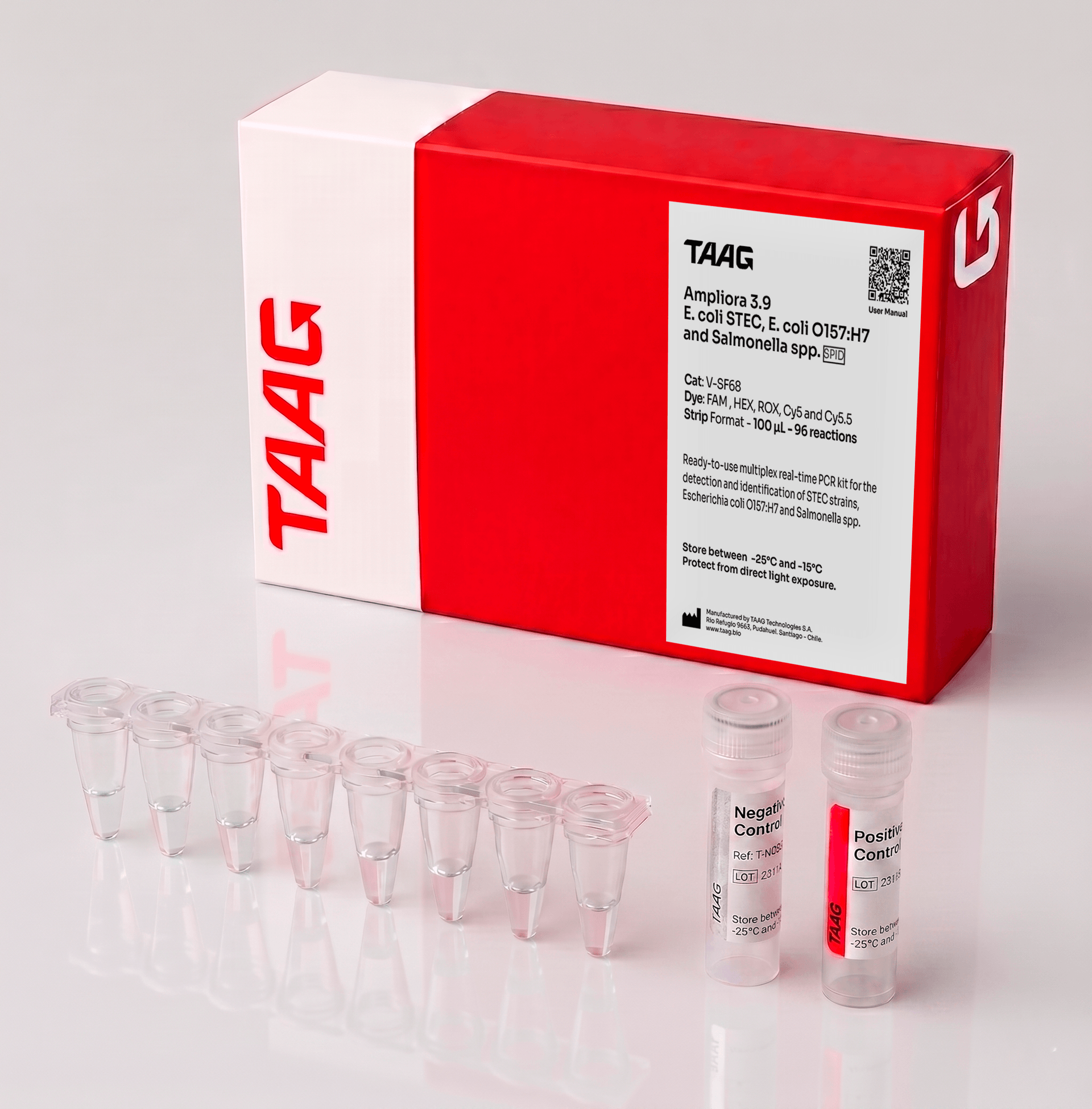 Ampliora 3.9 E. coli STEC, E. coli O157:H7 und Salmonella spp.