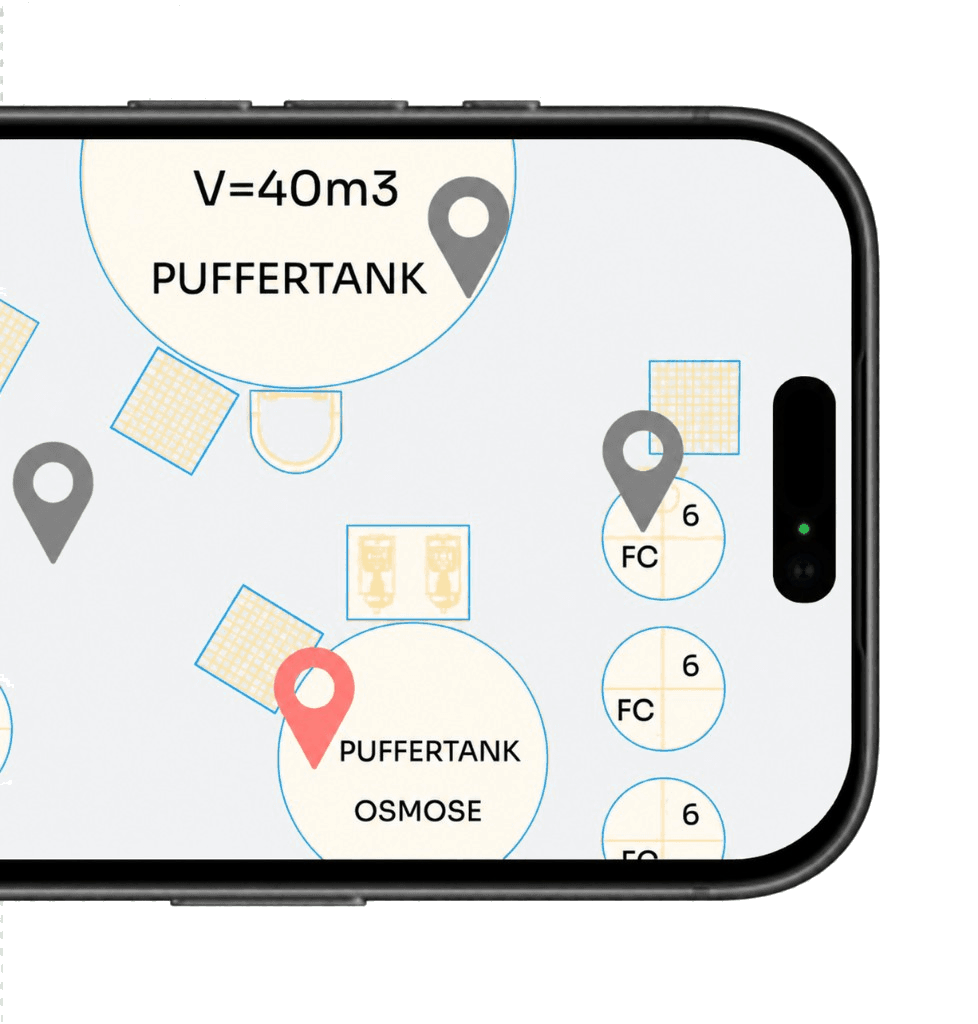 TxA-App auf einem Smartphone